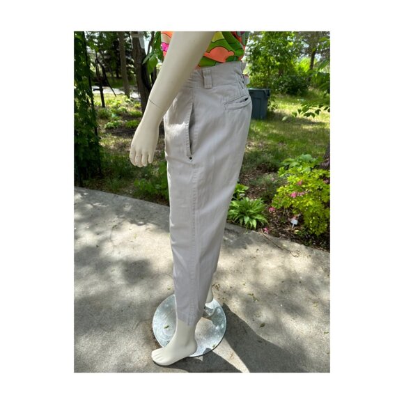 Y2K Tommy Hilfiger Belt Back Trousers Pants Suspender Buttons Straight Leg - Picture 9 of 12